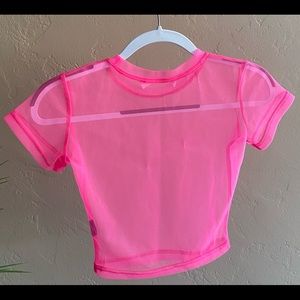 Neon Pink Crop Top